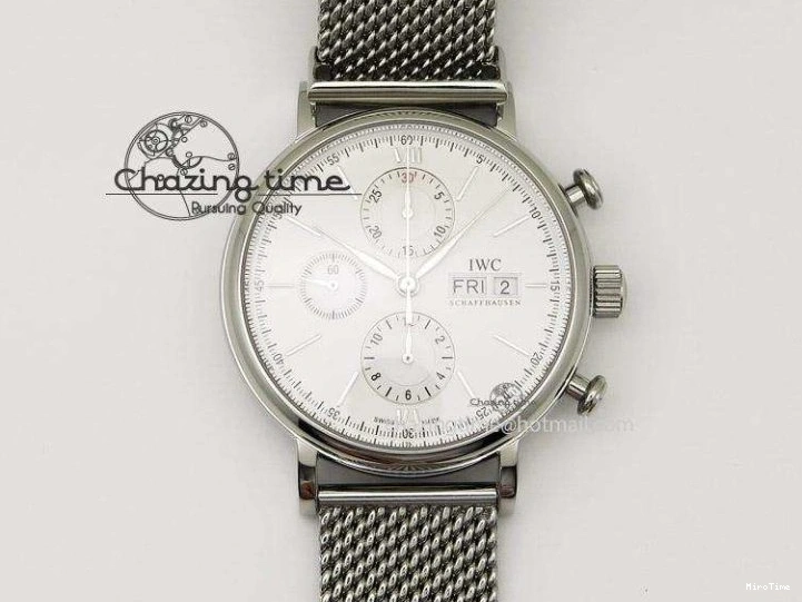 MIROTIME 0402 Refined Portofino Automatic SS MKF 1:1 Best Edition Blue Dial On Blue Leather Strap MIYOTA 9015 V 7201